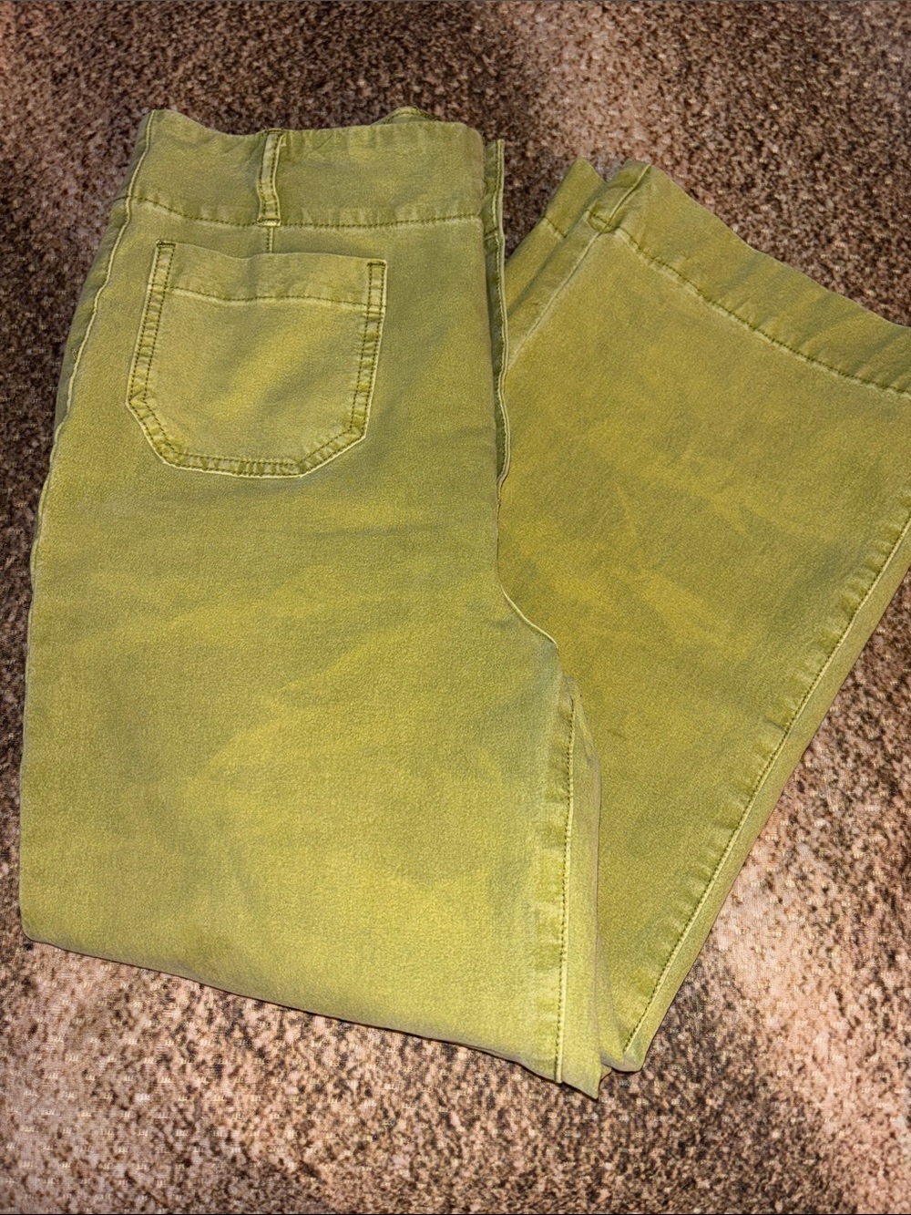 Pilcro The Skipper Olive Green Jeans Size 27 EUC - Picture 4 of 14